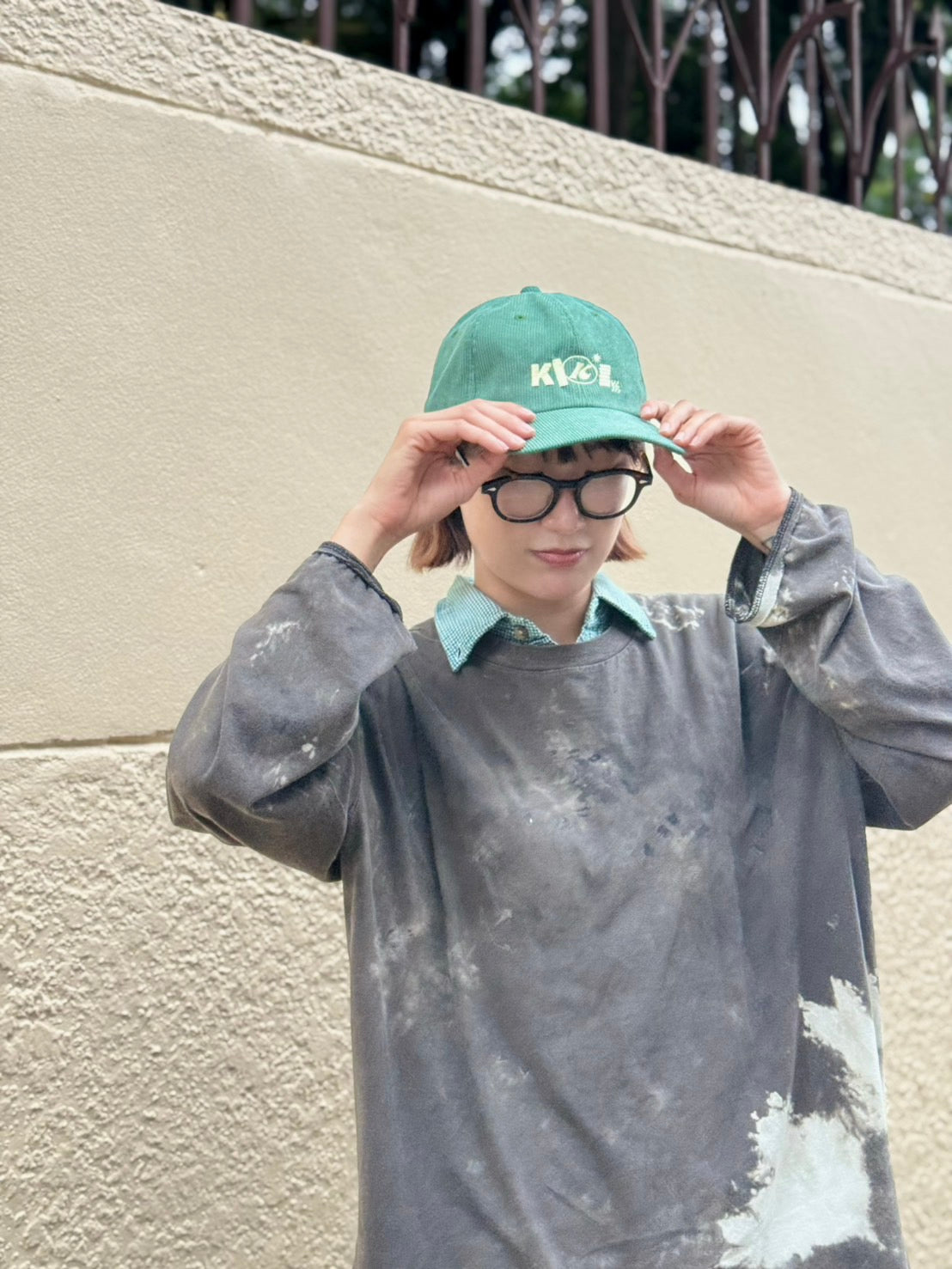 KIKI Corduroy Cap (Green)