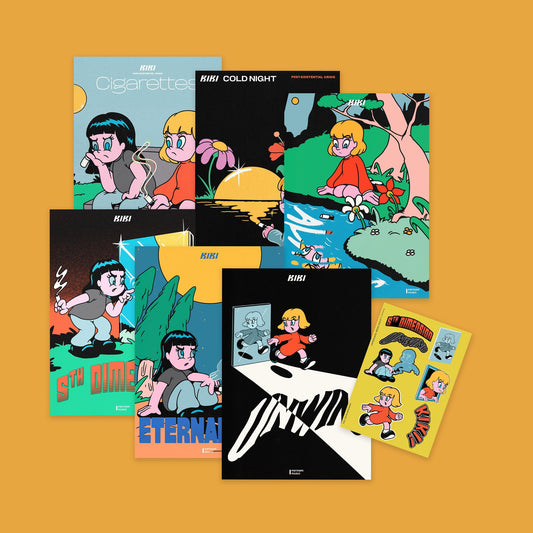 KIKI Posters+Sticker Set (SET#3)