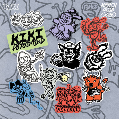 KIKI Sticker Set 2026 (11 pcs)