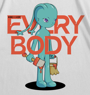 T-Shirt - KIKI (EVERYBODY) 2025 - Vanilla White T-Shirt