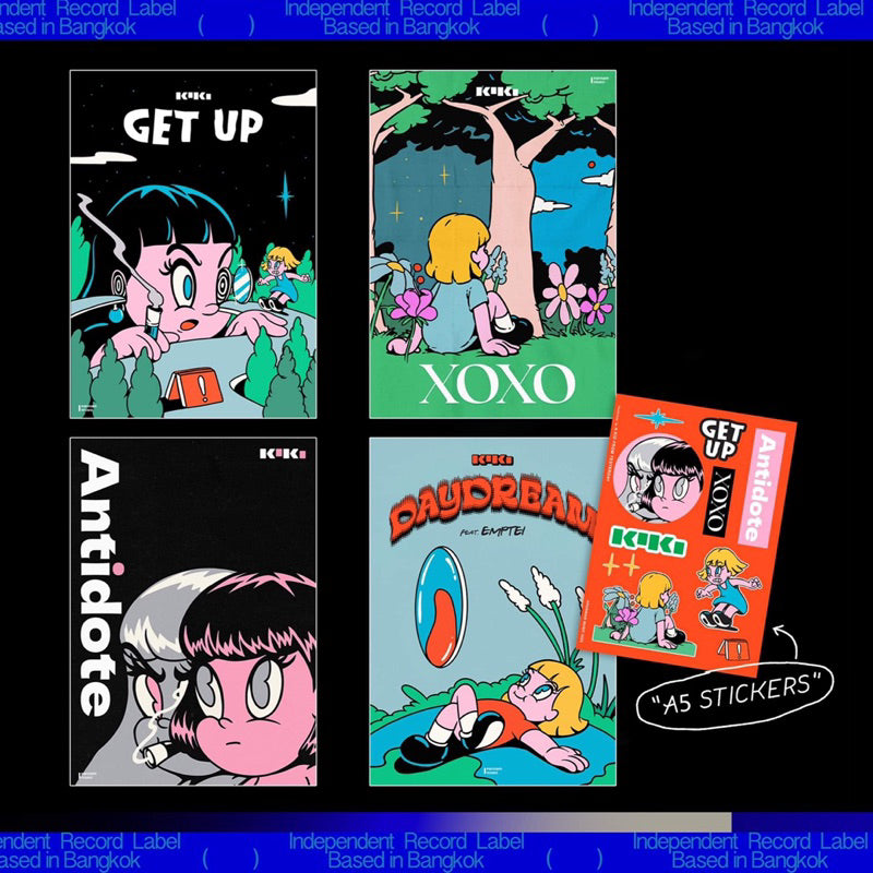 KIKI Posters+Sticker Set (SET#1)